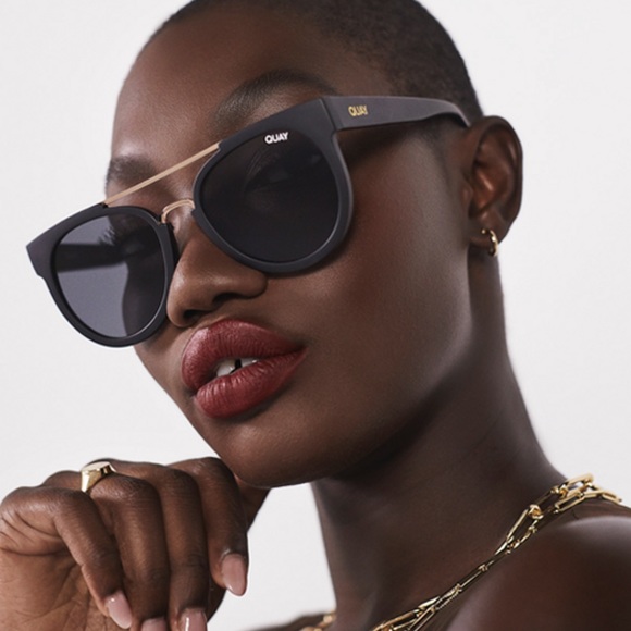 QUAY Odin Sunglasses Black Frame Blackout Lenses - Picture 4 of 11